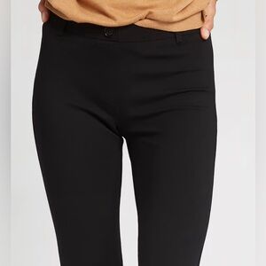 Betabrand NEW Dress Ankle Skinny Dress Pants Yoga Stretch Black Large
